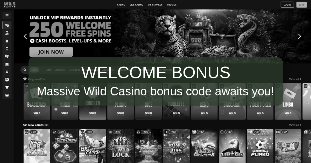 Wild Casino bonus code 2026 - Verified Review for United States